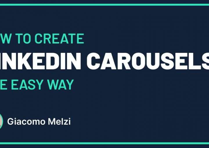 Create Linkedin Carousels easy way